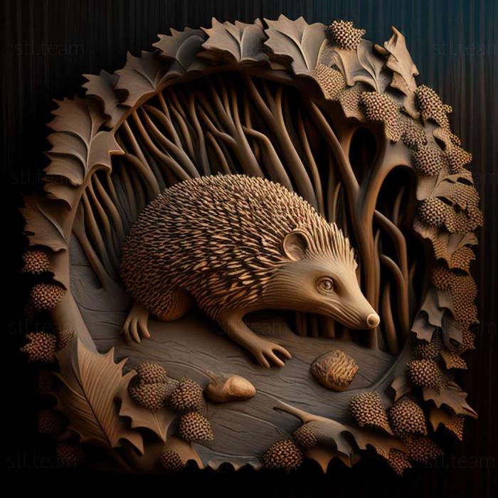 3D model hedgehog (STL)